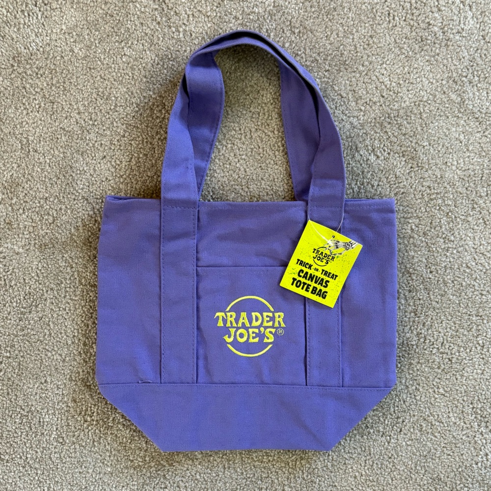 Trader Joe’s mini canvas tote